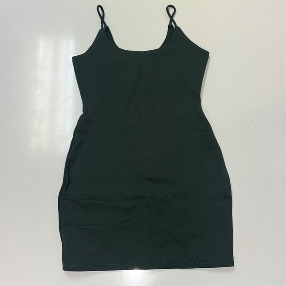 Forest Green Shape Mini Dress - Picture 1 of 5